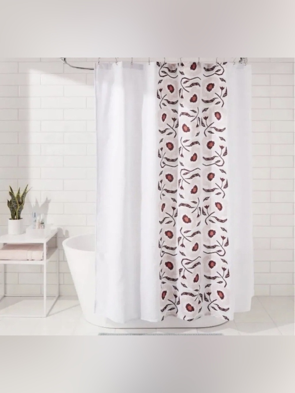 Target Room Essentials Folk Floral Shower Curtain